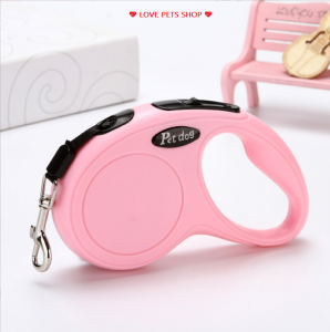 Dây dắt Chó Mèo tự động thu vào (tệp giấy) - Love pets shop