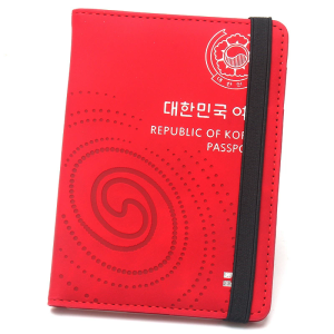 Republic of Korea Pu Leather Passport Cover Women Men Passport Holder Travel Passport Case of KOR2026