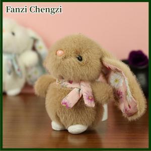 Fanzi 1 Piece Stuffed Bunny Doll Kawaii Rural Rabbit Plush Toy Babies Sleeping Companion Cartoon Animals Doll Childrens Gift