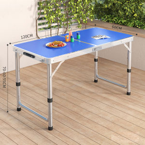 Meja Lipat Portable / Meja Lipat Koper / utk Camping Piknik DLL Indoor Outdoor Meja Makan