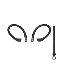 NOBLELYN Built-in Steel Wire Anti-lost Earhook Silicone with Lanyard Ear Hook Soft Durable Anti-drop Hooks for Samsung Galaxy Buds 4/4 Pro Wireless Earphone Accessories