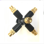 Vòi phun sương 5 cửa đầu đồng tưới cây tưới lan... - bộ béc phun sương đồng 5 hướng tưới rau