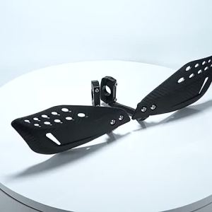 Par Protetor de Mão Preto Manopla Punho Moto Universal