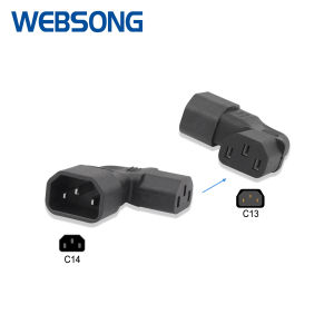 Connector Power JD-41 JD-56 WA-0142 C13 to C14 L Up Right Left Shape Websong