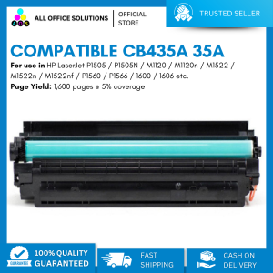 AOS Compatible CB435A 35A Black Toner Cartridge for HP