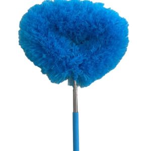 HI BRO Long Handled Extendable Feather Duster Reusable Rings Shape Cleaner Brush Furniture Dusting Tool Dust Locking Ceiling Fan Duster Effortless Cleaning