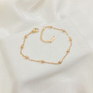 Gelang Jedar Jurai Bola Berjarak Titanium Steel Aksesoris Fashion Trend