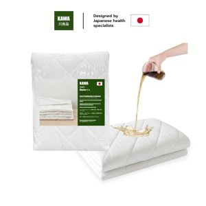 Kawa ผ้ารองกันน้ำ รัดมุม 4ด้าน (กันน้ำได้ 100%) ส่งฟรี  Waterproof mattress  protector