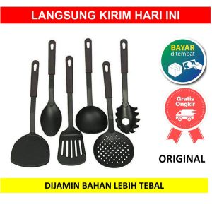 Spatula Set 6pc 6pcs 6 pc pcs Sodet Sutil Saringan Centong 6 in 1 6in1 Alat Goreng