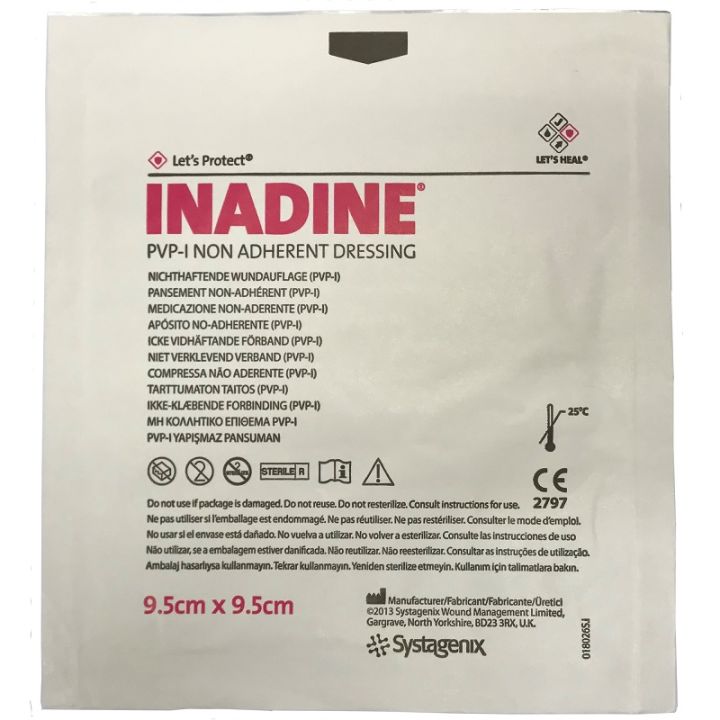 3M Inadine dressing POVIDONE IODINE [2 sizes] per pcs Lazada Singapore
