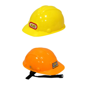Kid Party Hat Construction Worker Helmets Engineer Safety Caps Halloween Dress Up Costume Children Construction Helmets
