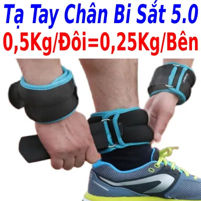Tạ đeo chân tay thể thao bi sắt 6KG/5KG/4KG/3KG/2KG/1KG/05KG/ĐÔI yoga gym chạy bộ cao cấp chính hãng KYTA SPORT - Thế hệ tạ gọn nhẹ và thẩm mỹ nhất