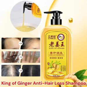 King of Ginger Anti-Hair Loss Shampoo Fast Regrowth Anti-Dandruff Anti-itching Shampoo Oil Control Repair Damaged Hair Scalp Treatment
