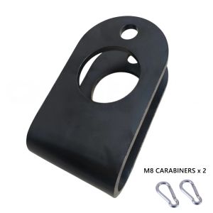 Barbell to Landmine Converter Adapter U Shaped Clip Clamp Olympic T Bar Row Holder Dip Belt Squat Hook Convert Dumbbell