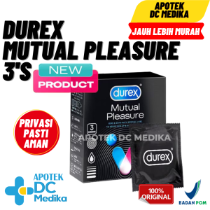 Durex Mutual Pleasure 3s / 3pcs / Kontrasepsi / Kondom / 3 s / 3 pcs