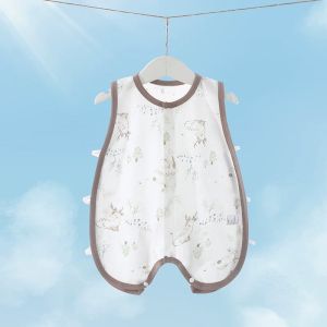 MC101 งานเข้าใหม่พร้อมส่ง แขนกุดเสื้อกั๊กขนาดเล็ก ผ้าฝ้ายแท้ Pipa Jumpsuit ทารกแรกเกิด ฤดูร้อนเด็ก