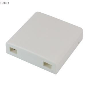 💕💞【Special price】ERDU กล่องต่อสายไฟเบอร์ออฟติคอล ABS ประเภท86กล่องต่อสายไฟเบอร์พลาสติกสีขาวพร้อมอะแดปเตอร์