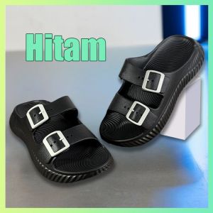 Yink Sandal Slop Pria Keren Kekinian Strap 2 Terbaru EVA Casual Sendal Cowok Slip On Laki Laki Empuk Santai Premium