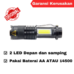 Senter Mini LED Waterproof COB Zoomable: Panduan Lengkap untuk Outdoor & Memancing