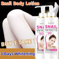 500G Snail White With Glutathione Spf 90 PA+++ Body Lotion 500ML Collagen Whitening Beauty Lotion. 
