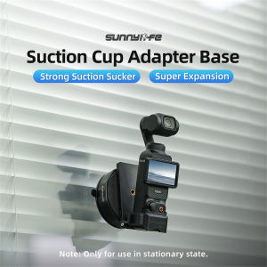 Suction Cup Base For DJI/Insta360 Action CameraUniversal Suction Adapter Base For Camera Photography Holder Accessory