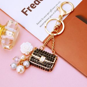 Gantungan Kunci Bentuk Tas Diamond Tas Kecil Tas Kecil Berlian Liontin Tas Wanita