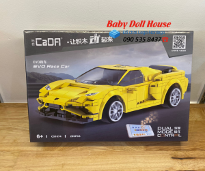 Đồ chơi lắp ráp Lego technic siêu xe - lắp xong điều khiển xe chạy từ xa hiệu Cada