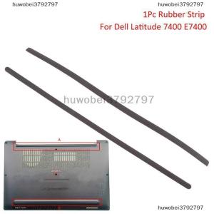 huwobei3792797 1PC cao su Dải máy tính xách tay vỏ dưới Bìa chân pad cho Dell vĩ độ 7400 E7400 không trượt Bumper feet Strips