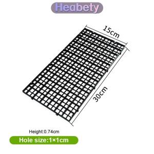 Heabety Có thể tháo rời spliceable Fish Tank cô lập tấm trên bìa Net dưới bộ lọc khung lưới dưới tấm lọc chia tấm
