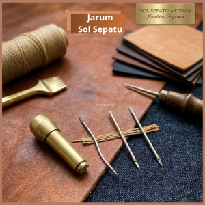 Jarum Alat Sol Jahit Menjahit Sendal Sepatu Canvas Kulit Tool Sewin D