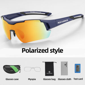 ROCKBROS Cycling Glasses Polarized Shades For Men Sports MTB Bike Glasses Women Outdoor Sunglasses Eyeglasses Cycling Eyewear Goggle