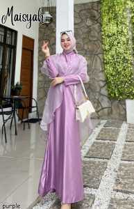 MAISYAH gamis gaun pesta pernikahan kondangan wisuda walimah muslimah