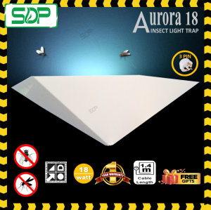 AURORA 18 Insect Fly Trap -1 YEAR WARRANTY Fly Trap Electric/Insect UV Fly Trap/Fly Killer Lamp/Perangkap Lalat Nyamuk/Fly Trap/荧光昆虫诱捕器