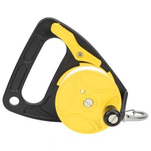 Scubas lặn Reel Kayak Neo với nút ngón tay cái 150ft khả năng nhận diện cao có thể thu vào dòng lặn Reel suốt ngón tay