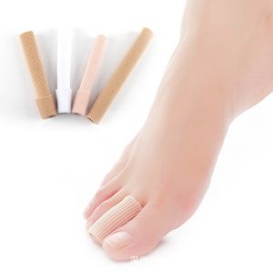 LUXURYLYN 1Pcs 15cm Toe Gel Tube Silicone Fabric Finger Protector Cover Pads Insoles Tube Sleeve Foot Care Pedicure