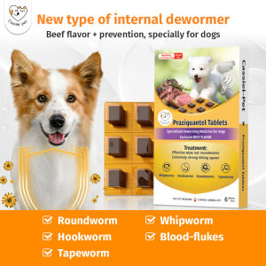 BULK PURCHASE Cassiel Pet Deworming Chewable Tablets For Anti Tick And Flea Heartworm Hookworm For Dogs Cats Puppy