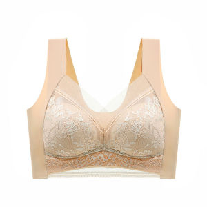 Plus Size Women Bra L-5XL Beauty Back Wireless Sports Underwear Seamless Vest Lingerie-152c4c8b