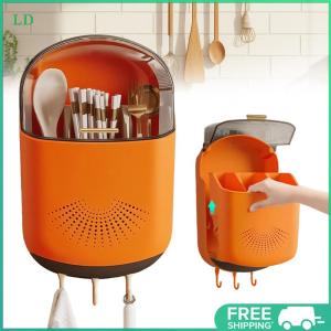 COD [Free Shipping] Kitchen Cutlery Storage Box Tableware Storage Holder Utensils Cutlery Holder