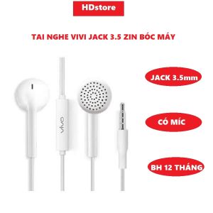 Tai nghe Vivo jack 3.5mm tai nghe nhét tai có dây tai nghe nhét tai