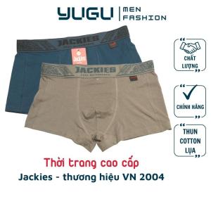 [HCM]Quần lót nam chính hãng JACKIES M03 -  Quần sịp boxer nam cotton lụa cao cấp thông thoáng mềm mịn - YUGU