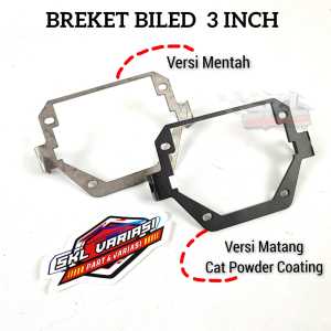 Bracket Breket Dudukan Lampu Projie Biled 3 Inch HID PNP Batok CB 125 Sakatech