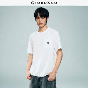 Giordano Beau Monde Men Men Round Neck T-Shirt Free Shipping 13026328