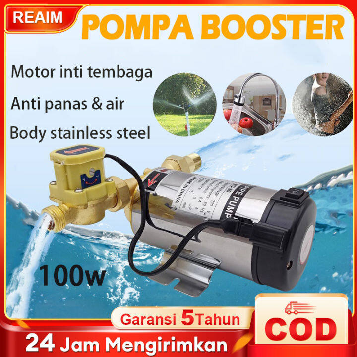 Pompa Pendorong 100w Tekanan Air Booster Pump Mesin Heater Booster