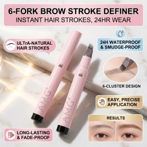 Six-clump Natural Hair Flow Multi-use Eyebrow Pencil Waterproof Liquid Eyebrow Pencil Long Lasting Makeup Eyebrows