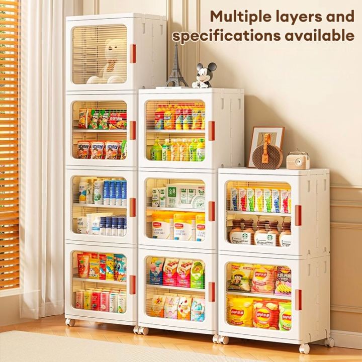 Goody%2037cm%20Wide%20Gap%20Storage%20Cabinet%20Foldable%20Storage%20Cabinet%20Organizer%20Locker%20Magnetic%20Plastic%20Cabinet%20Storage%20-%20Image%209