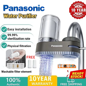 Ready stock【10 Year Warranty】Original PANASOlC tap water purifier kitchen faucet faucet filter washable filter water purifier Penapis filtratio