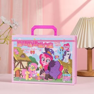 Sanrio Kuromi buku tenang pelekat magnet kanak-kanak buatan tangan diy pendidikan mainan gadis puteri kostum magnet