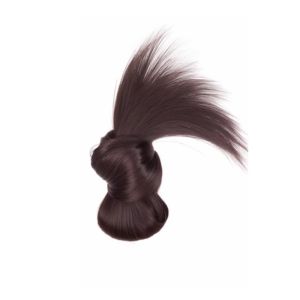 JON09 Claw Clip Flower Bun Head Wig Synthetic Hair Hair Extensions False Hair Pieces Hair Accessories Fluffy Messy Curly Chignon Women