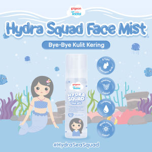 Pigeon Teens Hydra Squad Face Mist 50ml | Skincare Remaja | Ekstra Melembapkan | Hyaluronic Acid & Witch Hazel