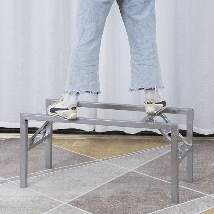 Rectangular Table Leg Support Rectangular table frame iron table leg support folding table leg ...